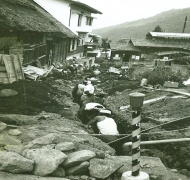 昭和30年代の工事風景